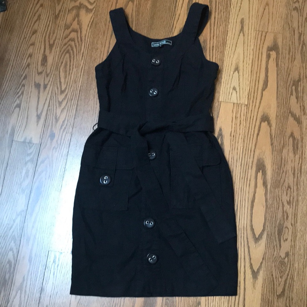 Love Stitch Black Dress